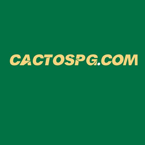 Logo da CACTOSPG