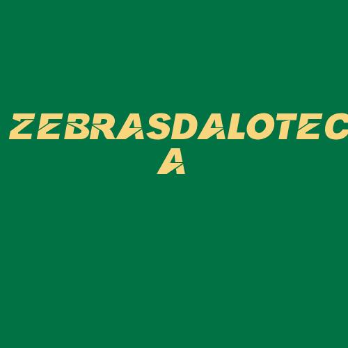 Logo da ZEBRASDALOTECA